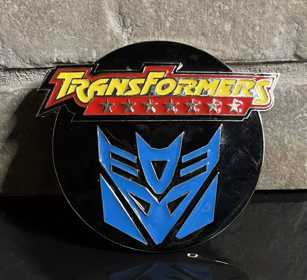Vintage Transformers Metal Belt Buckle