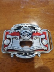 VINTAGE « TEXAS BEST » 2004 GREAT AMERICAN BELT BUCKLE CO. USA MADE BELT BUCKLE
