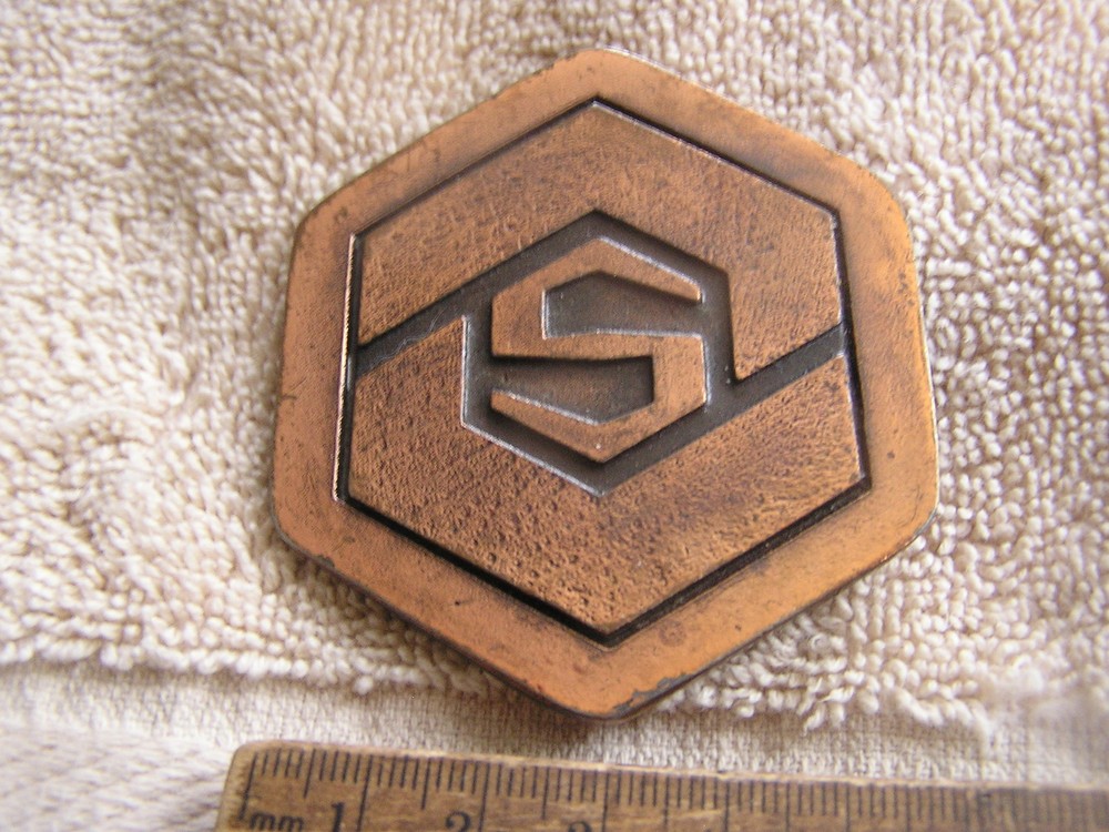 Vintage Wyoming Studio Art Works Belt Buckle