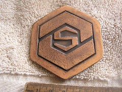 Vintage Wyoming Studio Art Works Belt Buckle