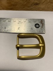 Brass Belt Buckles Tongue Pin Belt Buckle For 1.25 Inches Belt, 10 Buckles/order