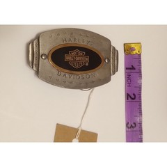 Vintage 98 Harley Davidson The Western Spirit Belt Buckle Pewter Bar & Shield