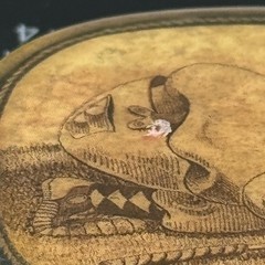 Vintage Golf Humor Scrimshaw Style Belt Buckle Golfer Putting Brass Tone Oval