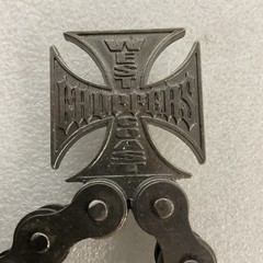West Coast Choppers Chain Belt Buckle Bottle Opener VGC Metal Biker Style