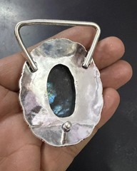 Labradorite Gemstone 925 Sterling Silver Handmade Belt Buckles Vintage Gift For