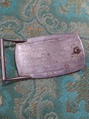 1776-1976 American Revolution Bicentennial Belt Buckle Lee County New York NY