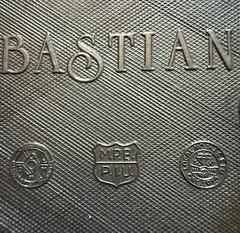 Bastian Laborer’s Local 300 Rectangular Solid Brass Belt Buckle 1913