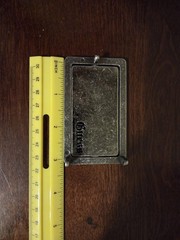 Guess JEANS Belt Buckle reversible black cross