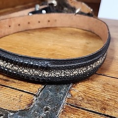 Scorpion Buckle Western Cowboy Style Hebilla Alacrán Vntg Silverplated