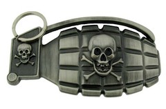 Hand Grenade Belt Buckle USA Military Army bomb Seal Navy Weapon Goth Tribal New