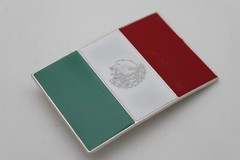 Mexico Flag Belt Buckle Mexican National Day May 5th Gift Soccer Team Square