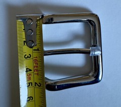 Universal Chrome Belt Buckle Garrison Replacement Fits 1.5” Duty Work Uniform