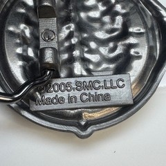 SMC LLC 2005 Metal Belt Buckle Brain Skillet Design Made in China