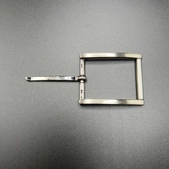 Solid Brass Square Belt Buckle Made In Italy Single Buckle Only Shiny