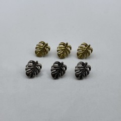 Leaf Design Sewing Button,Clothing Shank Button,Brass Sewing Button lot