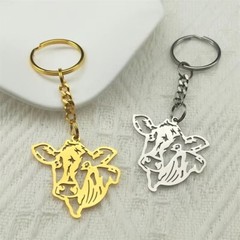 Elegant Hollow Head Keychain Stylish Accessory Suitable For Key Decoration