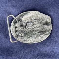 State of Texas Flag Logo Belt Buckle Pure Pewter Cowboys Boots South Western