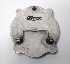 Nocona Rectangle Team Roping Roper Western Cowboy Rodeo Belt Buckle 37022