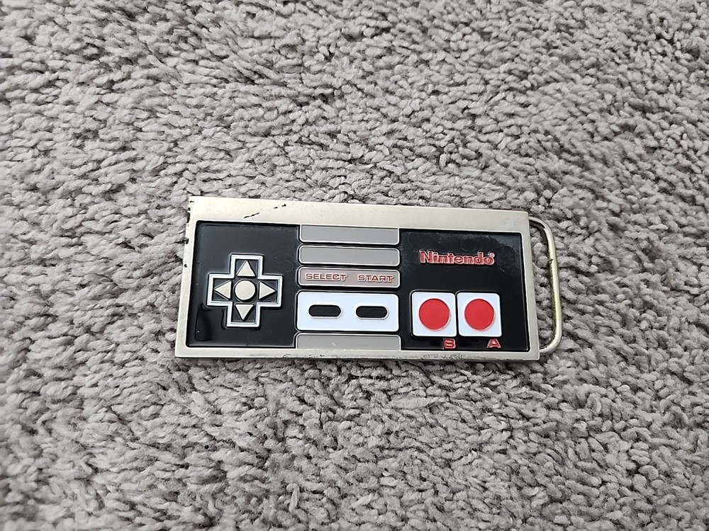 Nintendo NES Controller Metal Belt Buckle Retro Gaming Metal