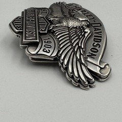 Harley-Davidson 2008 Eagle Bar & Shield Belt Buckle Silver 99401-09VM Biker Mens