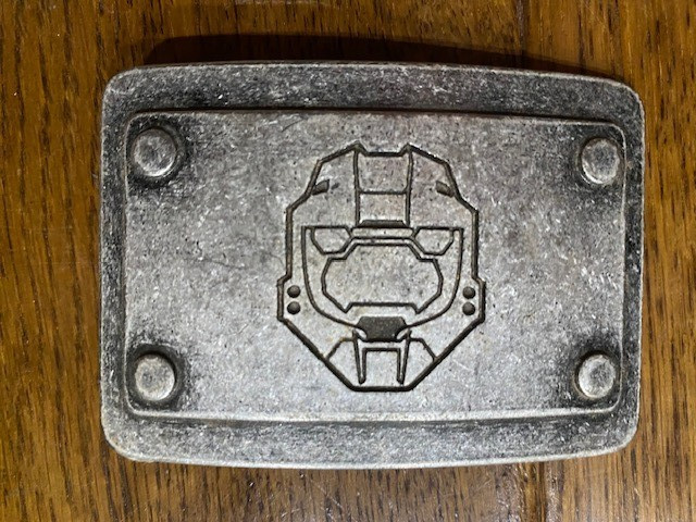 Halo Master Chief Enmon Metal Belt Buckle Video Game