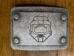 Halo Master Chief Enmon Metal Belt Buckle Video Game