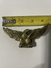 Vintage Eagle Belt Buckle Brass Biker Western Americana Unbranded