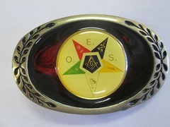 Masonic Symbols Belt Buckle Heritage Solid Brass Made in USA