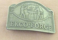 Belt Buckle EKCO-FORGE by Ekco Housewares 3 1/4&Prime; X 2 1/4&Prime; Fits 1.75&Prime; NEW