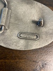VINTAGE INDIANA METALCRAFT “USA” BELT BUCKLE
