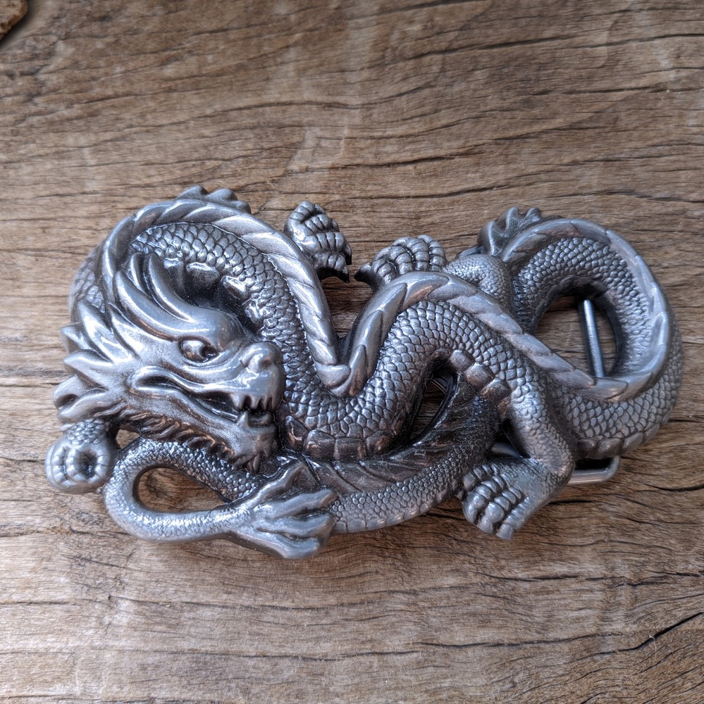 Dragon Belt Buckle – Western Cowboys Belt Buckle – Mens Womens Belt Buckle