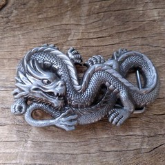 Dragon Belt Buckle – Western Cowboys Belt Buckle – Mens Womens Belt Buckle