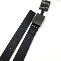 True Religion Reversible Buckle Belt Men Size 36 Black Brown Classic Preppy NWT