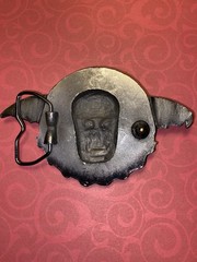 Vintage Avenged Sevenfold “Deathbat” (A7X) Skull Belt Buckle