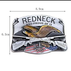 #Redneck Belt Buckle Yes, For Real Wear With Pride Ships From USA