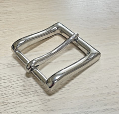 Silver 1 1/2inches (38 mm) Single Tongue Prong Square Belt Buckle Silver NEW