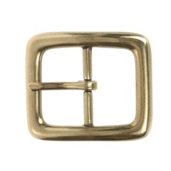1 3/8&Prime; (35 mm) Nickel Free Single Prong Rectangular Center Bar Belt Buckle