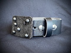 “Dead Planets” Industrial Cosmic Wearable Art Belt Buckle – Darren McNeese