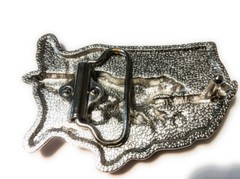 ✖ WESTERN STEER EAGLE American Flag Cowboy Rodeo Style ✖ Belt Buckle Buck ✖ USA