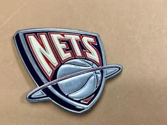 Nets Basketball NBA Fan Team Vintage Belt Buckle By Great American Products