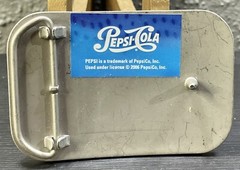 Belt Buckle Pepsi:Cola Metal & Wood By Buckle-Down Made in USA