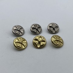 Cross Design Sewing Button,Clothing Shank Button,Brass Sewing Button lot