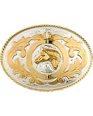 Western Express Men's Horsehead Belt Buckle – FR-848