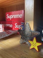100% Authentic Asspizza Belt Buckle Carls Jr Star Crystals Custom Signed 2021