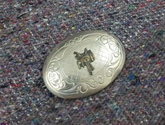 Vintage 70s 80s Horse Saddle Belt Buckle Rare Made In USA Western Cowboy