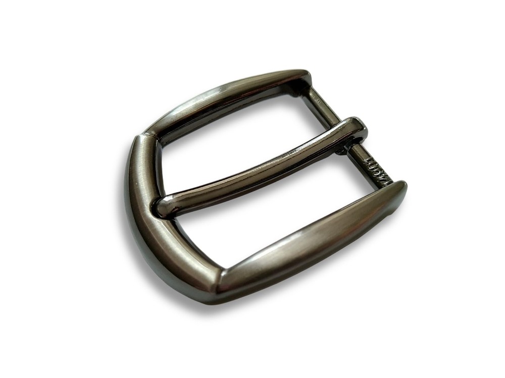 VA Lipskii Leather 1pc Belt Buckle 1.2 inch (30mm) inch, Dark Nickel 02