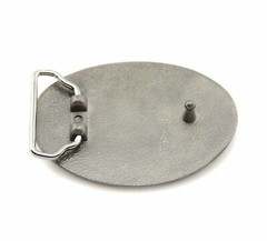 Rodeo Horse Head Silver/Black Cowboy Western Metal Belt Buckle8