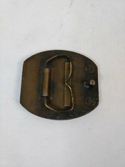 Vintage 4 Wheeling is More Than Just Driving Belt Buckle Bergamot Brass 1976