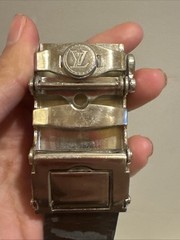 rare Louis Vuitton Belt Buckle Cellphone.