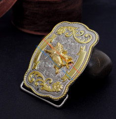 ROCK BULL RIDE RODEO FASHION RODEO DIY COWBOY TEXAS WESTERN SHINE BELT BUCKLE
